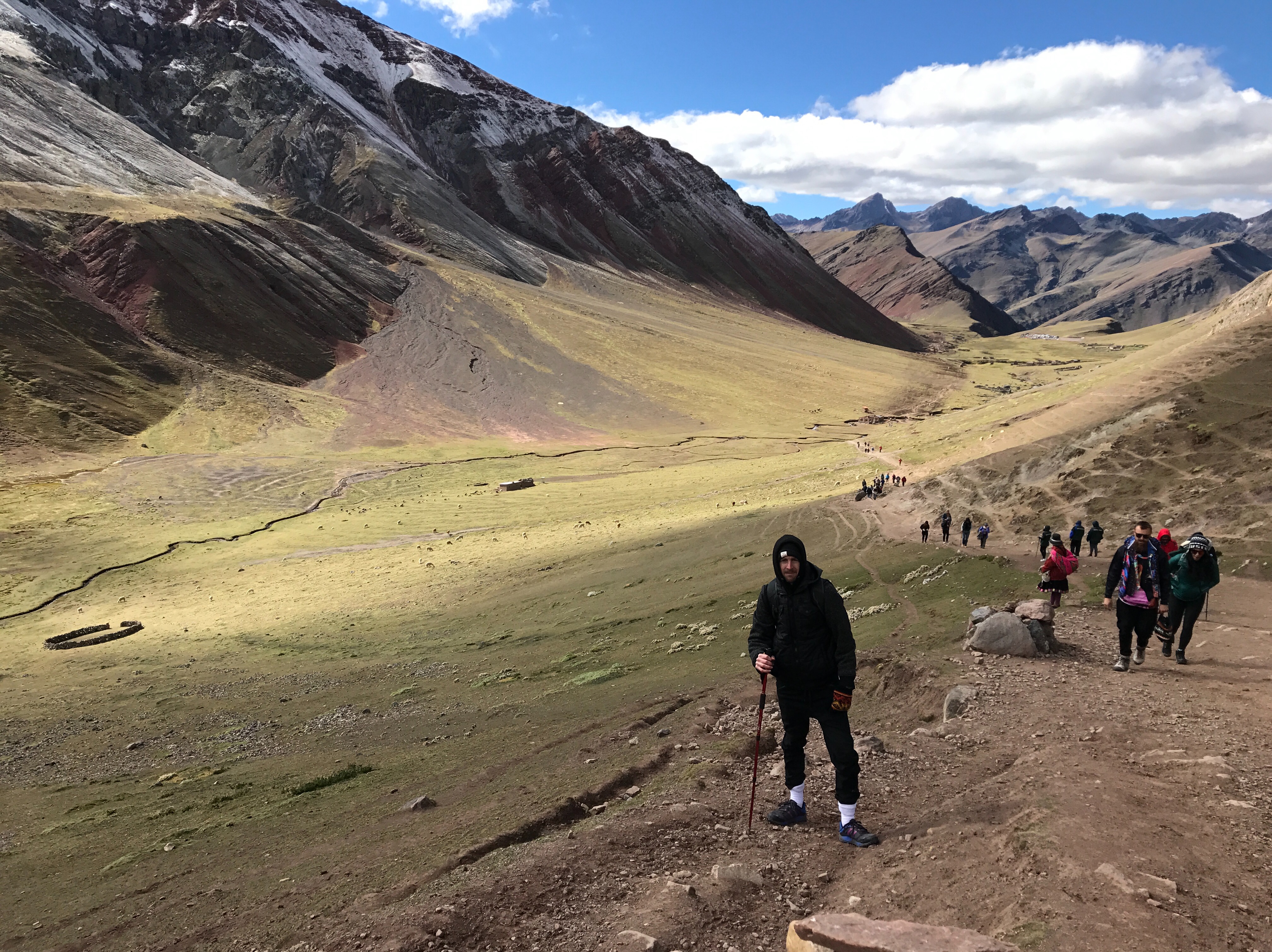 Anthony Alegrete on Rainbow Mountain Peru