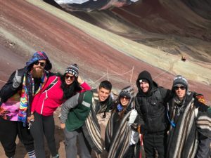 Warrior Retreats 2 Tribe at Rainbow Mountain on hike